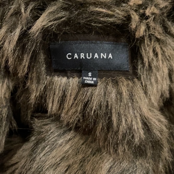 Vintage Leather Caruana Fur Coat - Picture 5 of 5